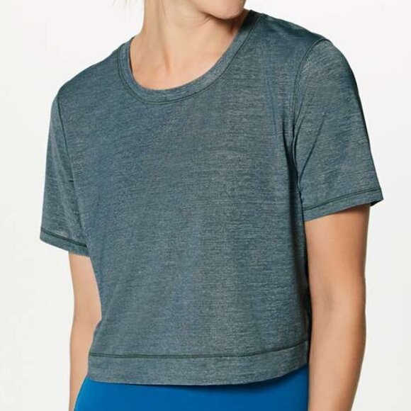 Lululemon Run The Day Short Sleeve Size 10 - Picture 1 of 7